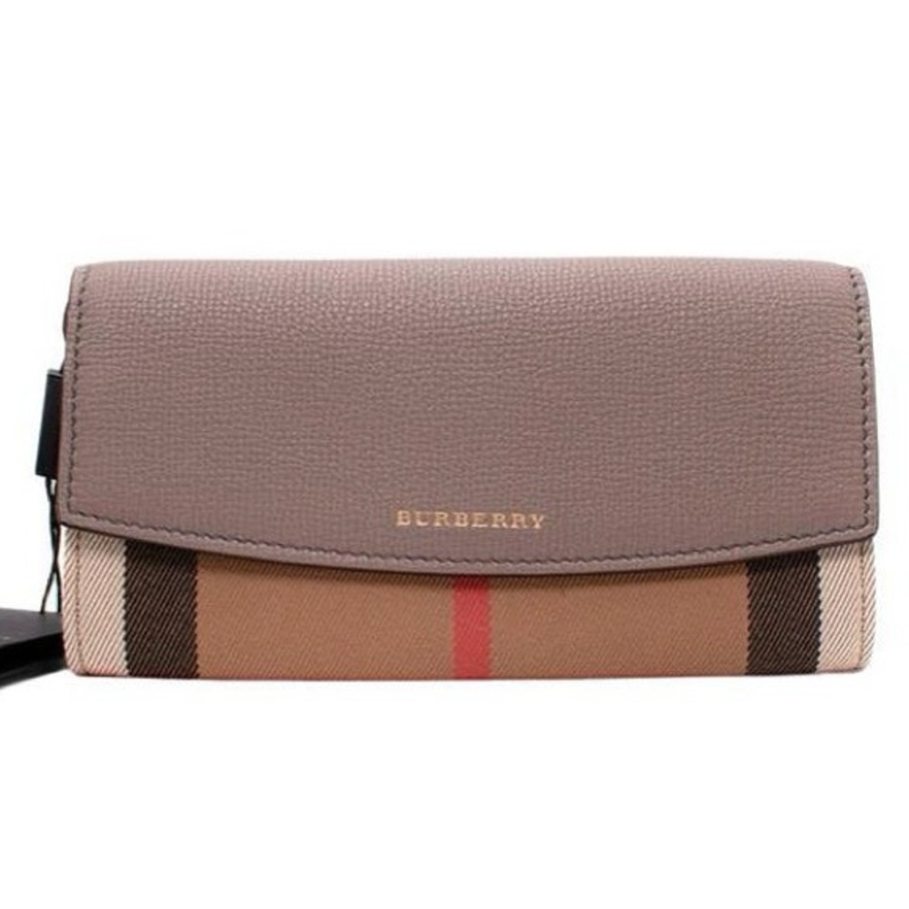 NWOT BURBERRY Porter Continental Long Wallet - Taupe ITALBSRL239CAL